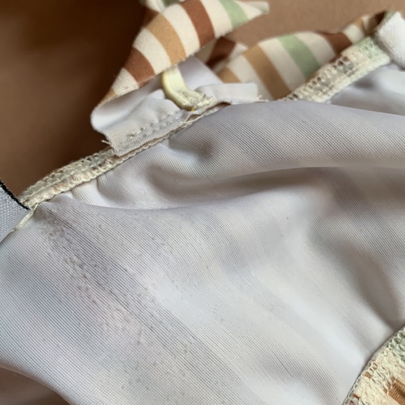 Orcas Lucille Strap Bandeau Bikini Set - Summer Stripes size 5-6 - Picture 6 of 12